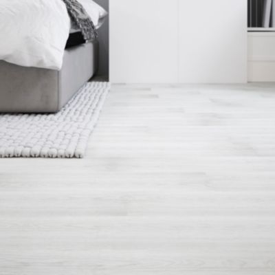 Lame PVC adhésive PopRock Bois blanc 15 x 91 cm GoodHome (vendue au carton)