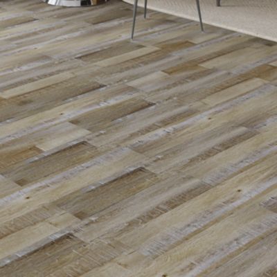 Lame PVC adhésive Poprock décor bois brun rustique 15,2 x 91,4 cm GoodHome