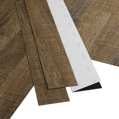 Lame PVC adhésive Ragga bois brun vintage15,2 x 91,4 cm GoodHome