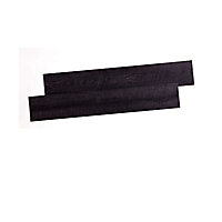 Lame PVC adhésive Tarkett Starfloor Smoked black 15,2 x 91,4 cm (vendue au carton)