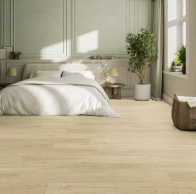Lame PVC auto-adhésive aspect bois beige clair l.20,3 x L.121,9 cm x ép.3,5 mm Gerflor Senseo Unik Madera