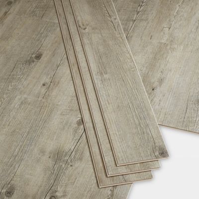 Lame PVC clipsable Baila chêne vieilli gris brun L. 122 x l. 15 cm GoodHome