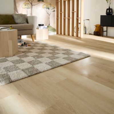 Lame PVC clipsable Baila décor chêne clair L. 122 x l. 15 cm GoodHome