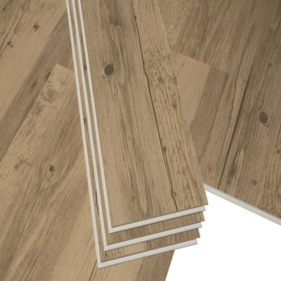 Lame PVC clipsable Baila décor chêne foncé l. 122 x l. 15 cm Goodhome