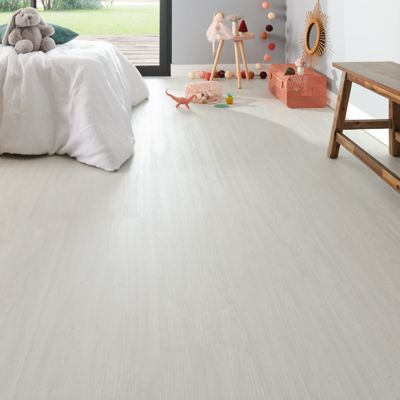 Lame PVC clipsable blanc Bachata 15 x 122 cm (vendue au carton)