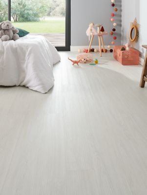 Lame PVC clipsable blanc Bachata 15 x 122 cm (vendue au carton)