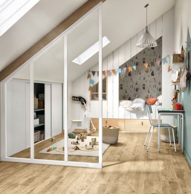 Lame PVC clipsable effet bois naturel vieilli L.121,3 x 17,6 cm x ép.6,5 mm, Tarkett Starfloor Ultimate