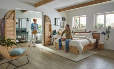 Lame PVC clipsable Gospel décor bois naturel 22,8 x 122 cm GoodHome (vendue au carton)