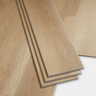 Lame PVC clipsable Gospel décor bois naturel 22,8 x 122 cm GoodHome (vendue au carton)