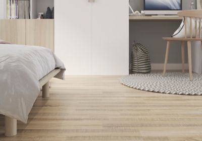 Lame PVC clipsable Jazy bois naturel 18 x 122 cm GoodHome (vendue au carton)