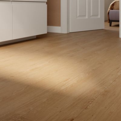 Lame PVC clipsable Mambo 124x19 cm décor bois blond GoodHome (vendue au carton)