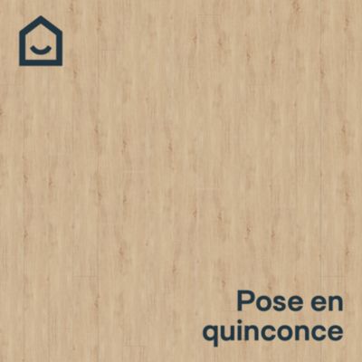 Lame PVC clipsable Mambo 124x19 cm décor bois naturel GoodHome (vendue au carton)