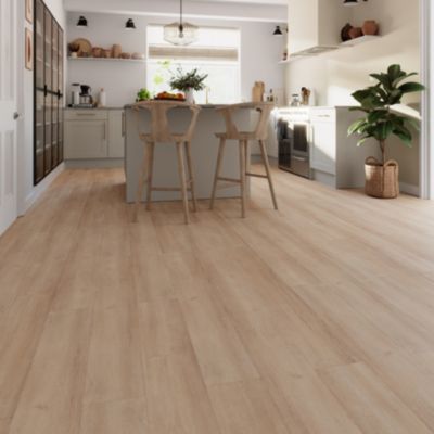 Lame PVC clipsable Mambo 124x19 cm décor bois naturel rustique GoodHome (vendue au carton)