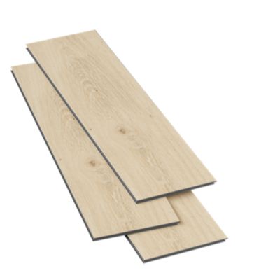 Lame PVC clipsable Mambo chevron décor chêne naturel GoodHome (vendue ...