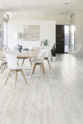 Lame PVC clipsable Senso Clic 3 bois blanchi 21,2 x 123,9 cm, Gerflor (vendue au carton)