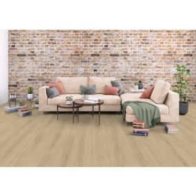 Lame PVC clipsable Senso Clic 3 décor bois scandinave 21,2 x 123,9 cm (vendue au carton)