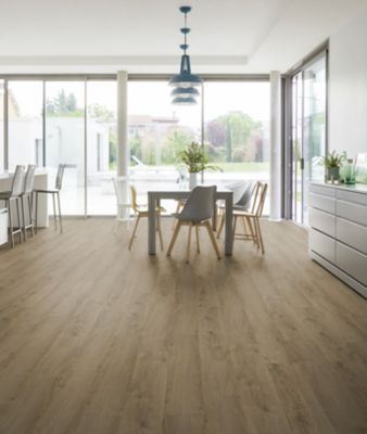 Lame PVC clipsable Senso Lock 20 lumber Fauve 17,7 x 121 cm GERFLOR ...