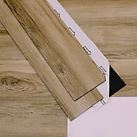 Lame PVC décor chêne naturel L.91,4 x l.15,2 cm x ep .2,5mm GoodHome
