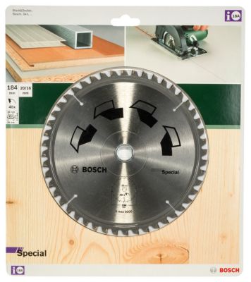 Lame scie circulaire multimatériaux Bosch 48 dents 184 X 16 X 2.5 mm