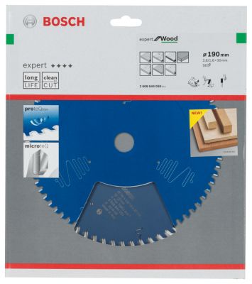 Lame scie circulaire pour bois Bosch 190X30X2.6mm