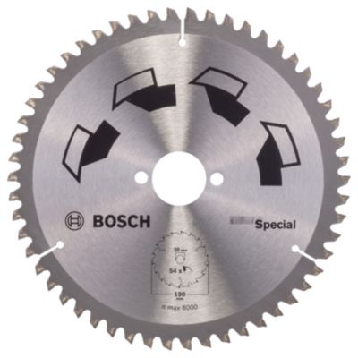 Lame scie circulaire spécial ø190 x 30 Bosch - 54 dents