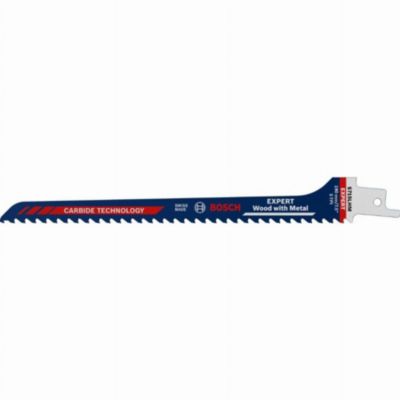 Lame scie sabre carbure S715LHM 190 mm - Expert, coupe bois avec métal, 140 mm