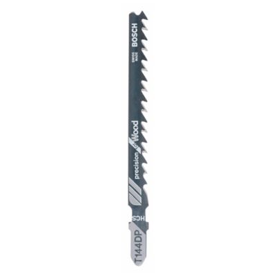 Lame scie sauteuse T droite grossière Bosch Bois tendre T144DP, lot de 2