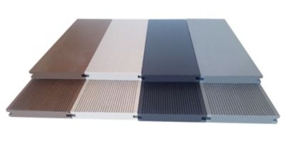 Lame terrasse composite Greendeck WPC PLEINE chocolat L.260 x l.14 cm