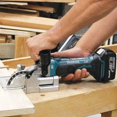 Lamelleuse 18 V Li-Ion DPJ180Z - Sans batterie ni chargeur, 100 mm, coupe max 20 mm