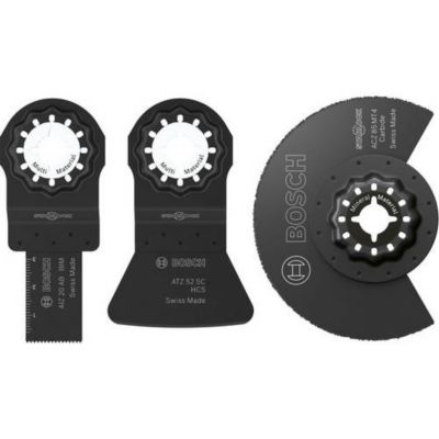 Lames de scie pour multi-outils 3 pièces 2608669332 - kit carrelage, enlèvement de mortier et colle