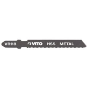 Lames métal pour Scie sauteuse Longueur 77mm Coupe 1 à 3mm Emboîtement Bosch VB118. VITO