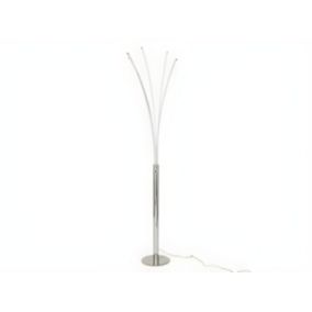 Lampadaire 5 branches LEDs design FILAE - Métal - H. 189 cm - Argenté