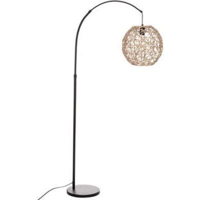 Lampadaire Arc Design - ATMOSPHERA - Raahe - Noir - Moderne & Tendance - Chambre