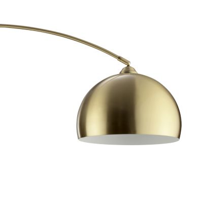 Lampadaire arc Manor laiton doré H.195cm IP20 E27 20W Brilliant