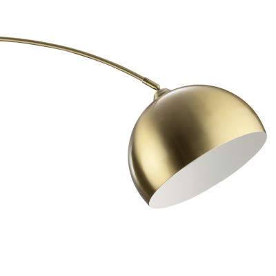 Lampadaire arc Manor laiton doré H.195cm IP20 E27 20W Brilliant