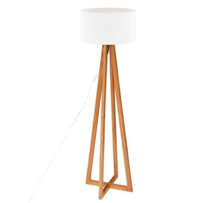 Lampadaire - ATMOSPHERA - Molu - Bois - Blanc - Style scandinave