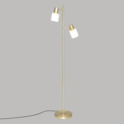 Lampadaire - Atmosphera - Taïs 143 cm - Métal doré - Verre - Jaune