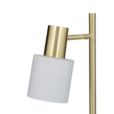 Lampadaire - Atmosphera - Taïs 143 cm - Métal doré - Verre - Jaune