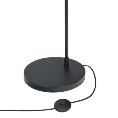 Lampadaire Bantry E27 15W H.160.2xP.45.5cm noir GoodHome