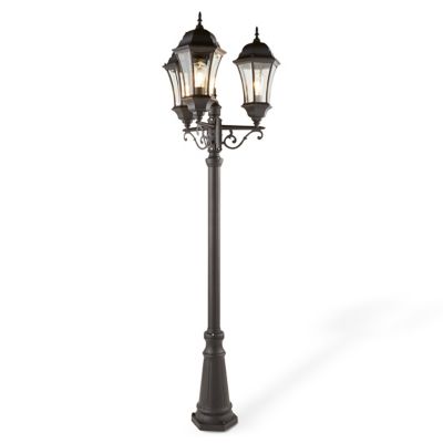 Lampadaire Blooma Richelieu noir H.260 cm IP44 Castorama