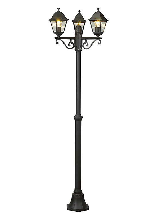Lampadaire Blooma Varennes noir H.208 cm IP44 | Castorama