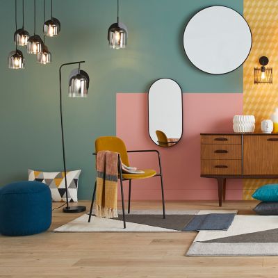 Lampadaire Boshi E27 IP20 40W Ø19cm Nordlux noir
