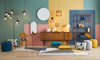 Lampadaire Boshi E27 IP20 40W Ø19cm Nordlux noir