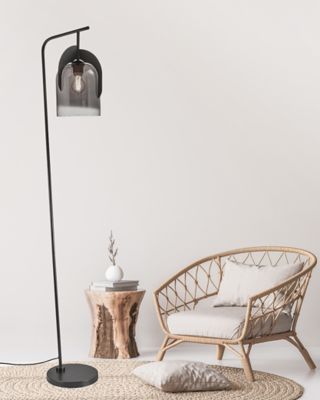Lampadaire Boshi E27 IP20 40W Ø19cm Nordlux noir