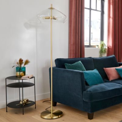 Lampadaire Capolin 3 ampoules E14 IP20 métal doré