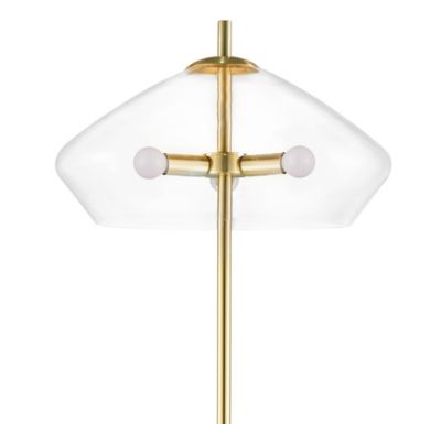 Lampadaire Capolin 3 ampoules E14 IP20 métal doré