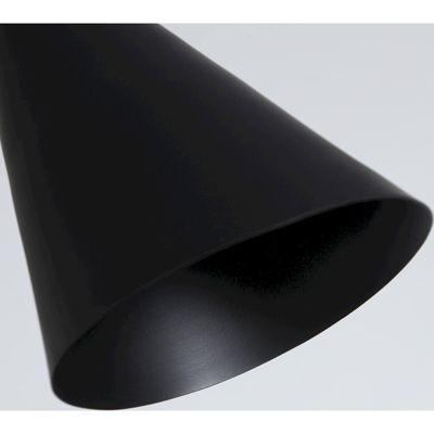 Lampadaire contemporain en fer noir et doré style design élégant 30 x 27 x 150 cm Noir mat et doré élégant