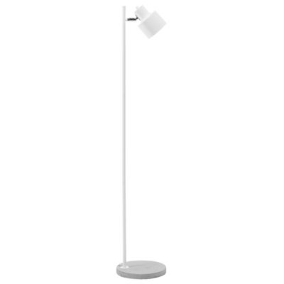 Lampadaire CORBONES Réglable Métal Blanc