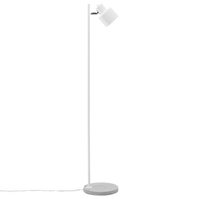 Lampadaire CORBONES Réglable Métal Blanc