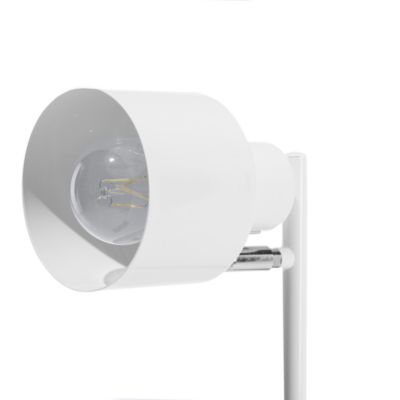 Lampadaire CORBONES Réglable Métal Blanc